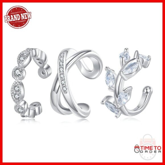 Sterling Silver Tree of Life Ear Cuffs for Non Pierced Ears main image 0